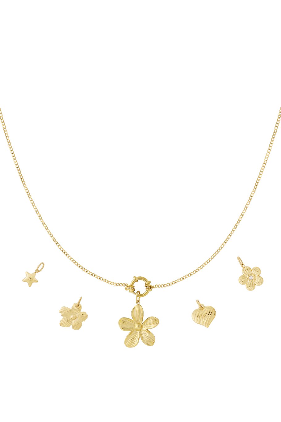 Flower DIY necklace 