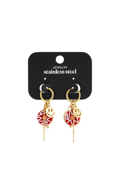 Edelstahl Tropfen Ohrringe lebensmittel Casual Täglichen Einfache Serie frauen schmuck h5 Bild3