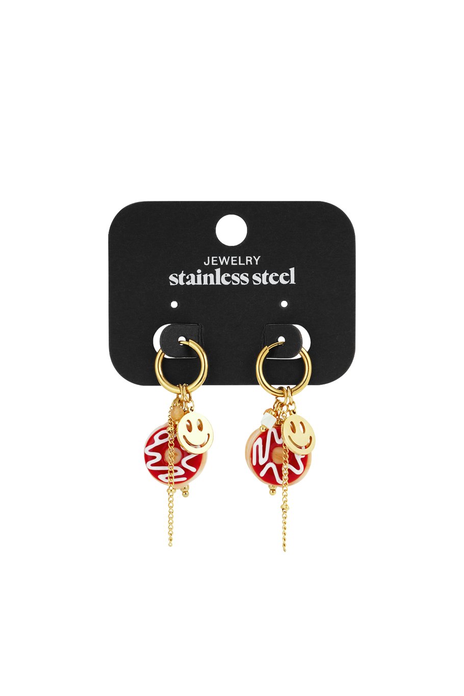 Edelstahl Tropfen Ohrringe lebensmittel Casual Täglichen Einfache Serie frauen schmuck h5Bild3
