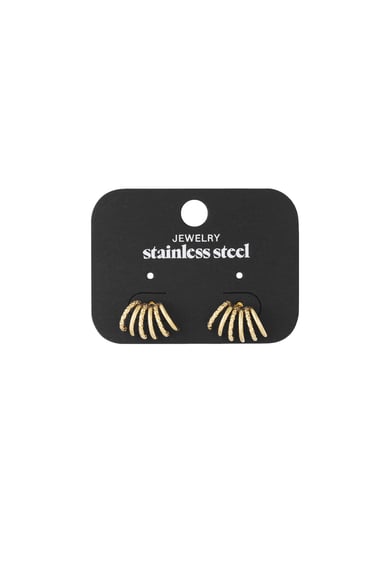 Edelstahl Ohrstecker Geometrisch Casual Daily Simple Serie Damenschmuck h5 Bild4