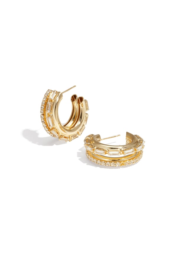 Boucles d&#39;oreilles créoles en fer, élégantes, luxueuses, de Noël, pour femmes 2