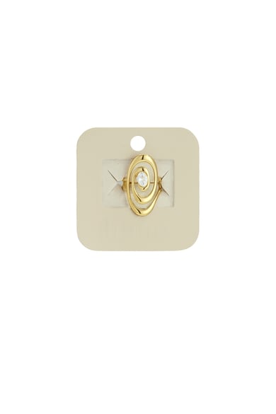 Anillos de piedras preciosas de acero inoxidable líneas Serie simple diaria Joyería para mujer h5 Imagen4