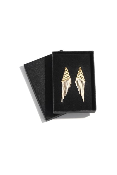 Kupfer-Ohrhänger, geometrisch, lässig, Weihnachten, einfache Serie, Damenschmuck h5 Bild2