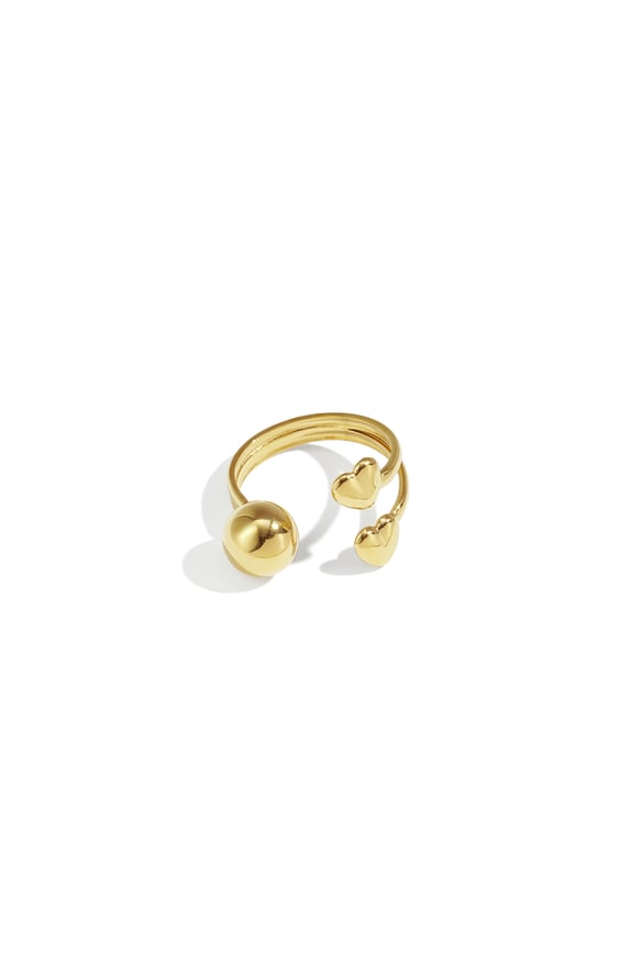 Stainless Steel Minimalist Rings Heart Casual Daily Simple Series Women's jewelry 2