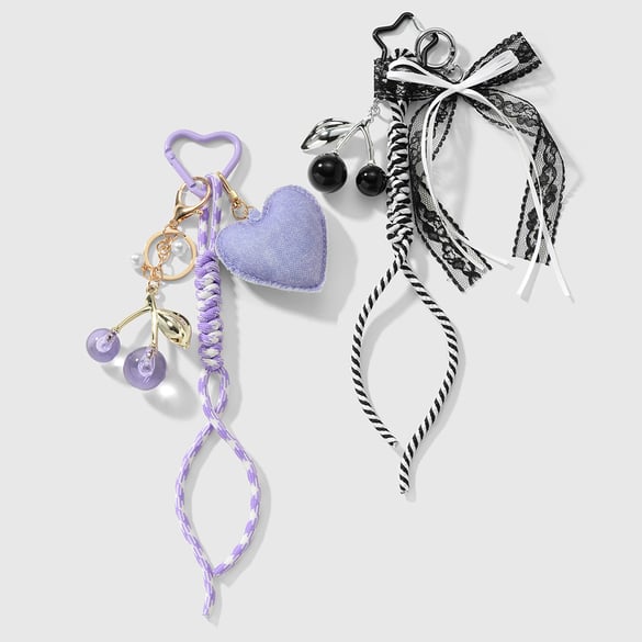 Sweet Cherry Alloy Bag Charms