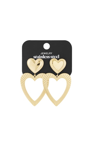 double heart earrings h5 Picture5