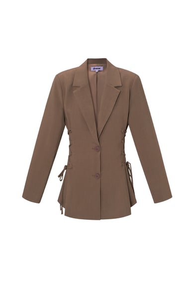 Taillierter Blazer mit Schnürung h5 