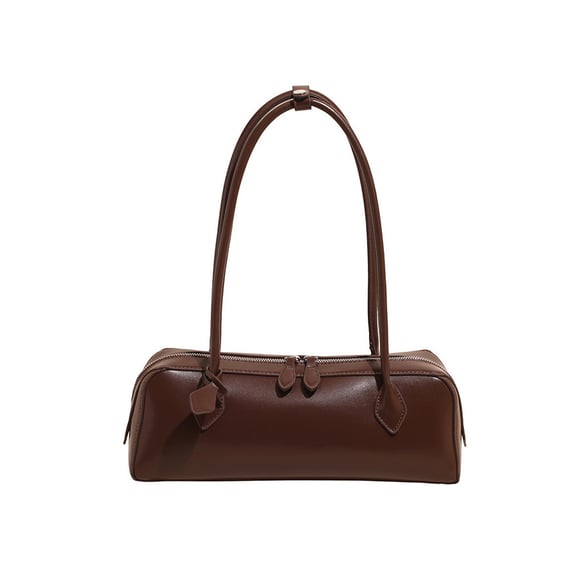 1 pieza de bolso de hombro de PU de color sólido elegante y sencillo para mujer 2