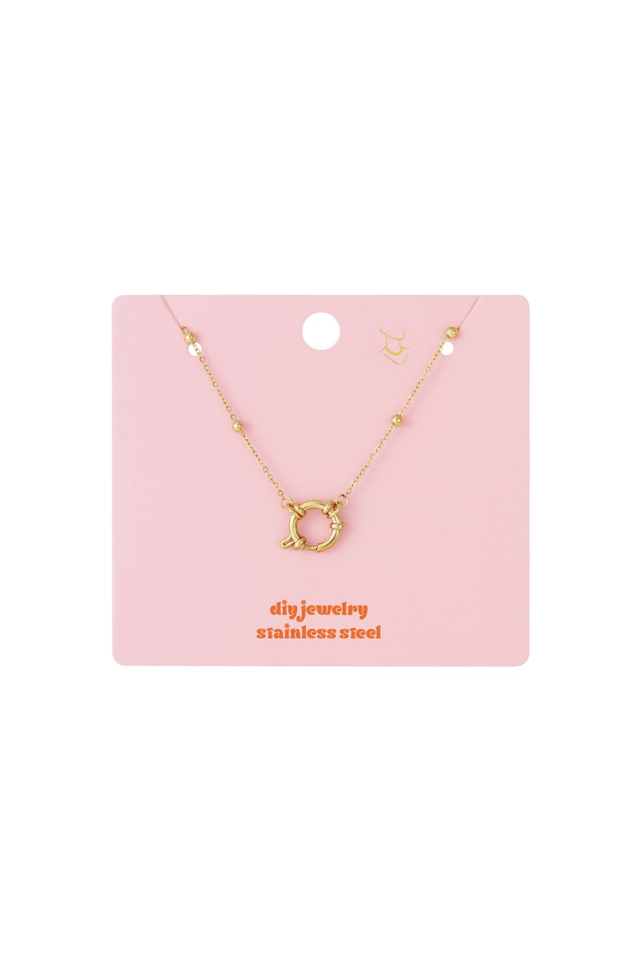 Edelstahl Kette Halsketten Kette DIY Täglich Einfache Serie frauen schmuck Bild4