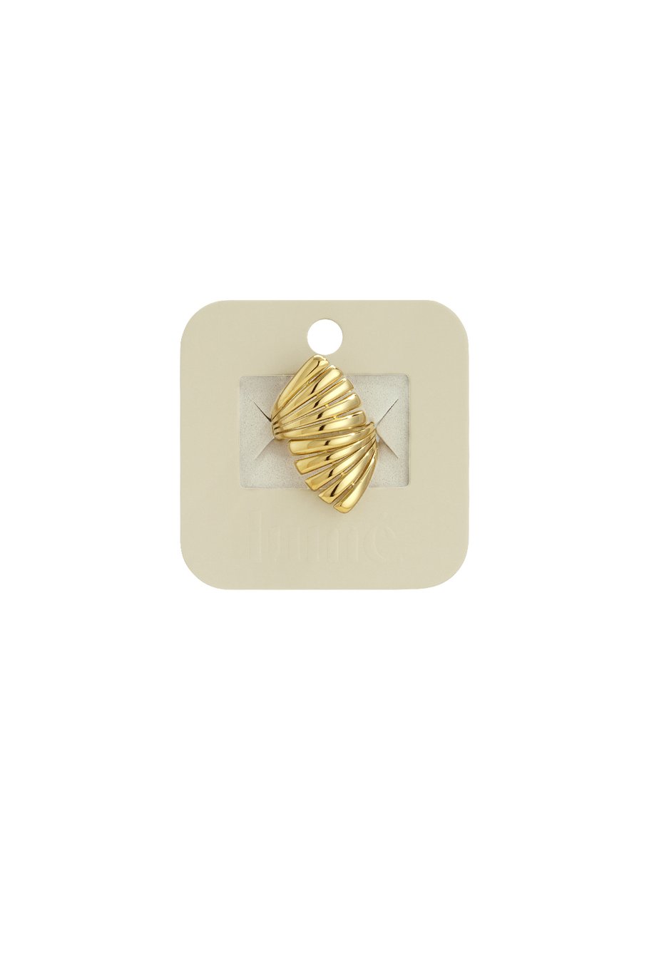 Anillos de acero inoxidable con forma irregular, estilo casual, diario, serie simple, joyería para mujer Imagen5