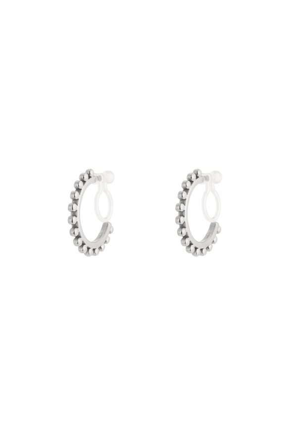 Orecchini a clip con anello audace 2