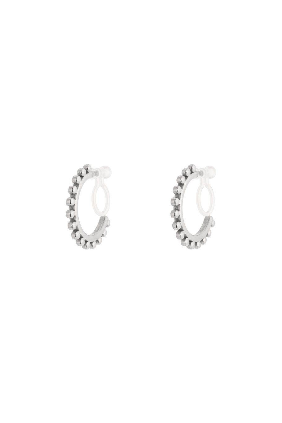 Orecchini a clip con anello audace Immagine2
