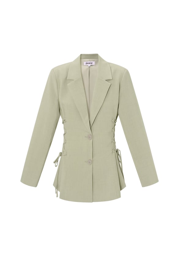 Taillierter Blazer mit Schnürung 2