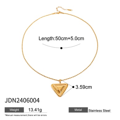 1 Pair Simple Series ins style Geometric Stainless Steel 18K Gold Plated Women Stud Earrings h5 Picture2