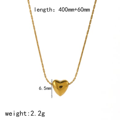 1 Stück Simple Series Einfache geometrische 18 Karat vergoldete Anhängerketten h5 Bild2