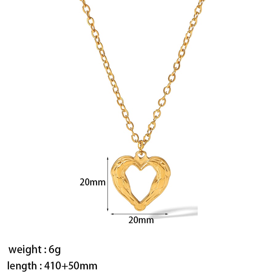 1 Piece Simple Series Classic Geometric Stainless Steel 18K Gold Plated Women Pendant necklaces Picture2