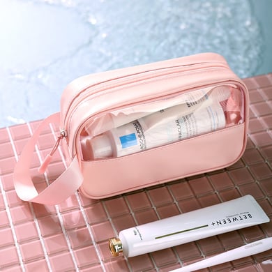 1 Piece Simple Style Solid Color PVC Women's Makeup Bag h5 