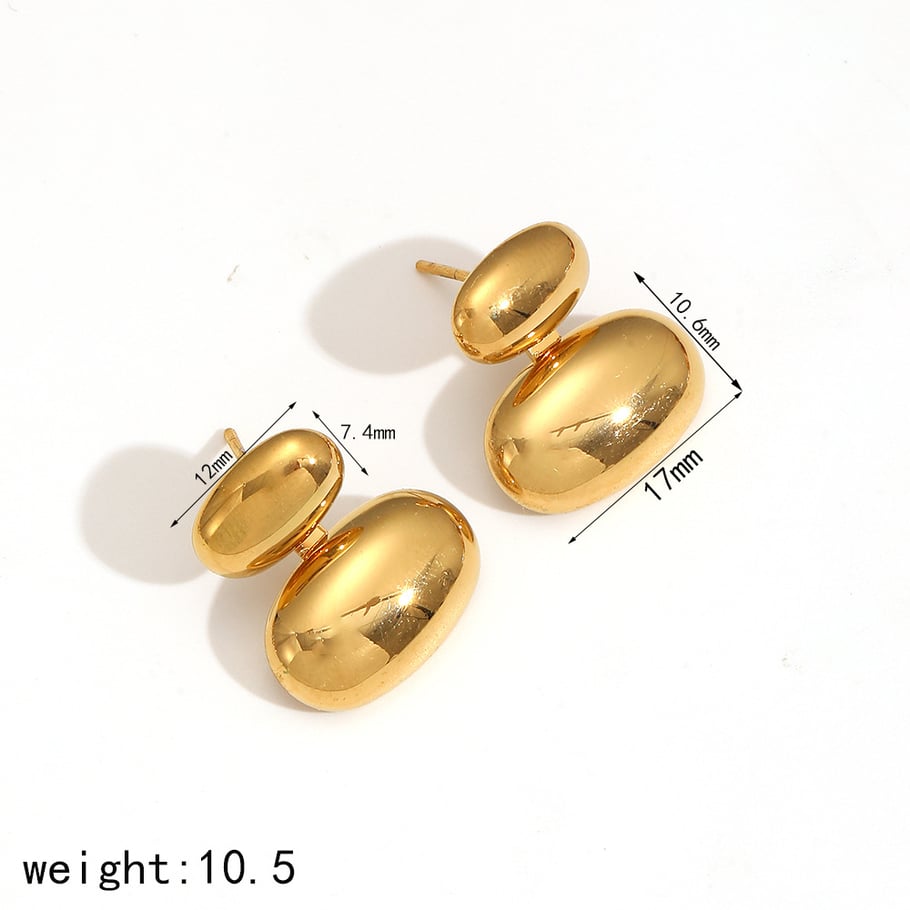 1 Pair Simple Stud Earrings Picture2
