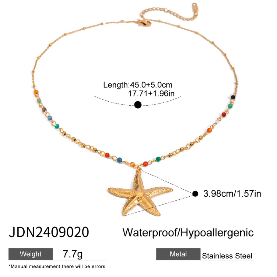 1 Piece Simple Series Vacation Turtle Stainless Steel 18K Gold Plated Women Pendant Necklaces Picture2