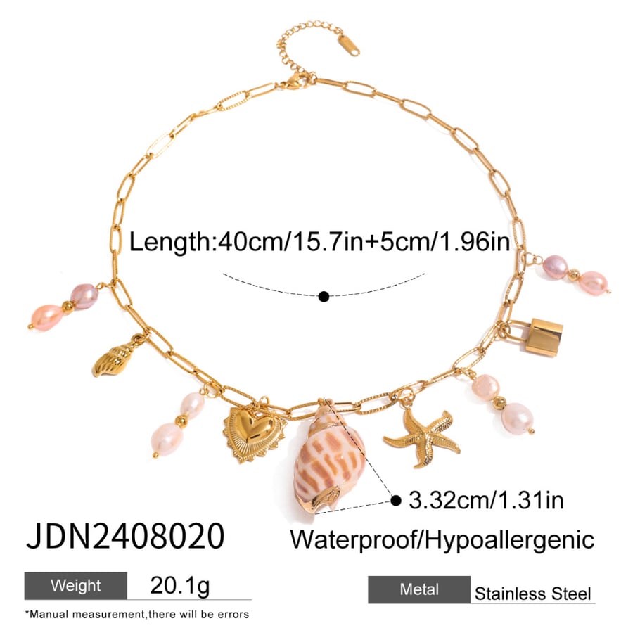 1 Piece Simple Series Vacation Turtle Stainless Steel 18K Gold Plated Women Pendant Necklaces Picture2