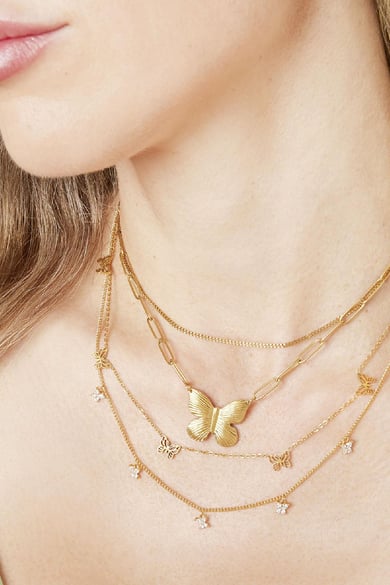 Necklace Little Butterflies h5 
