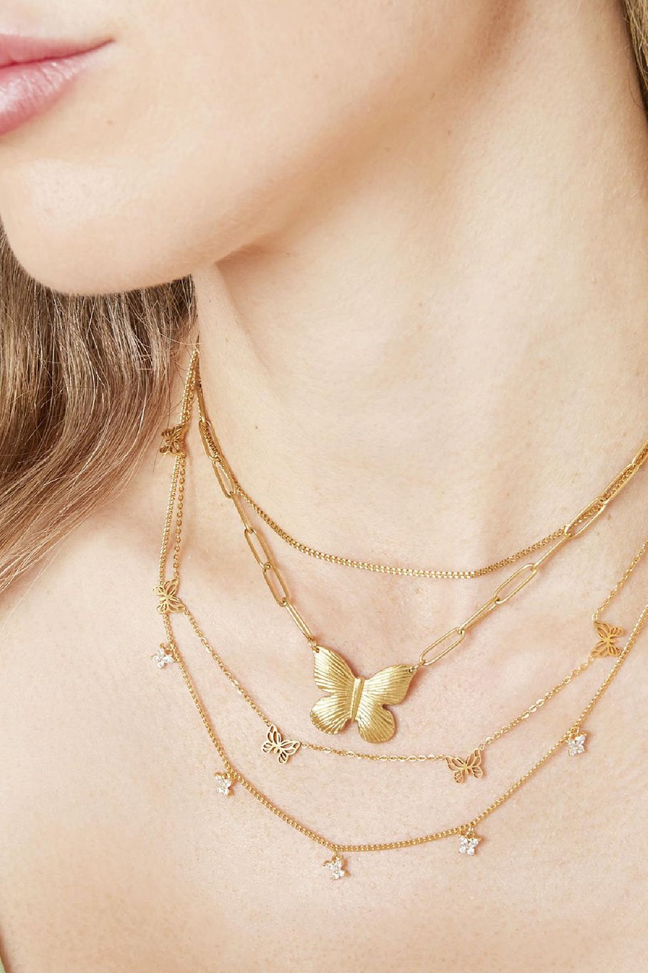 Necklace Little Butterflies 