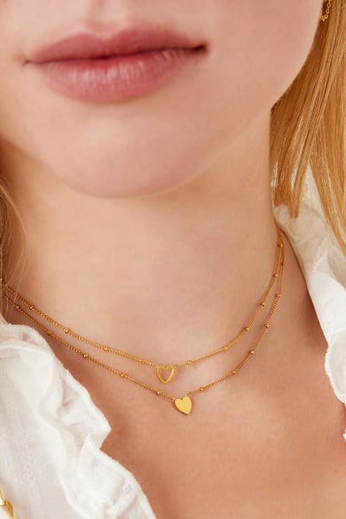 Minimalistic necklace heart h5 Picture2
