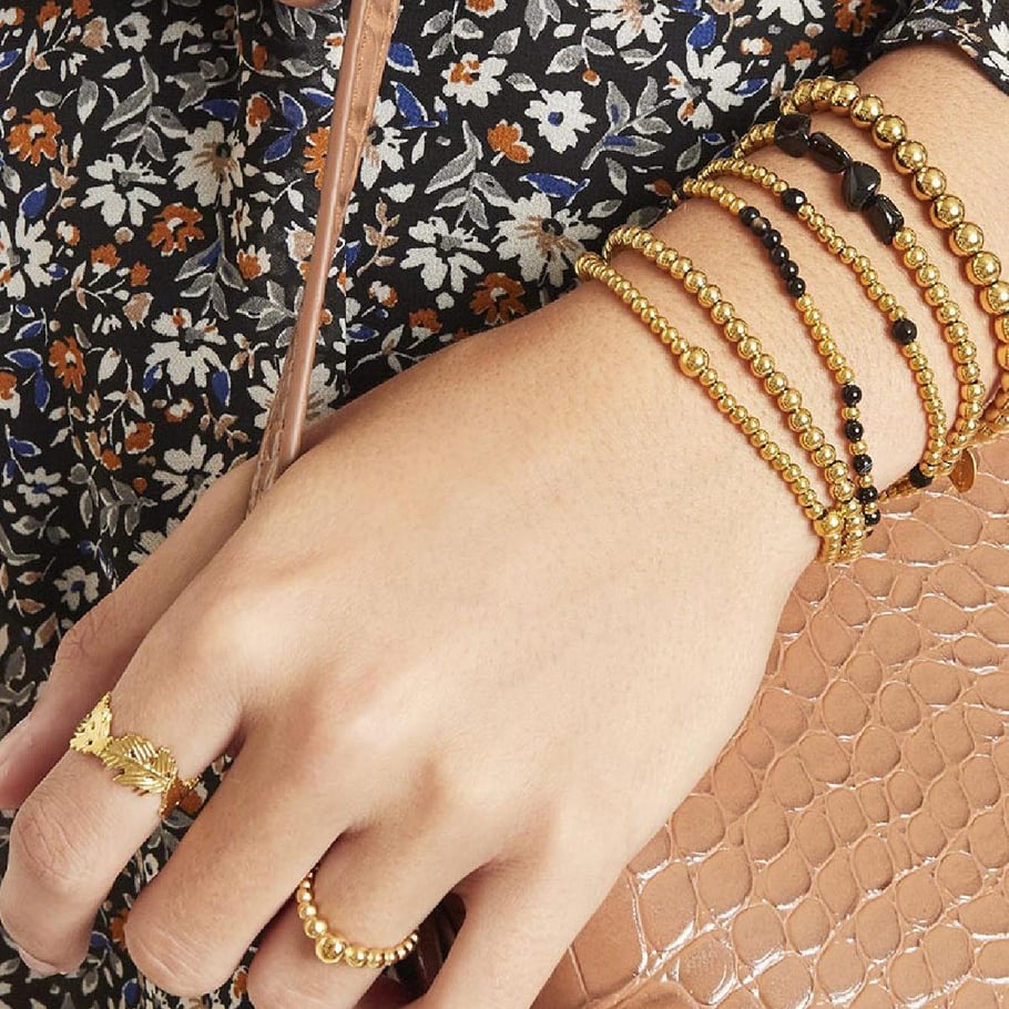 Ring Steel Pearls 