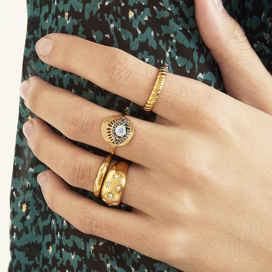 Ring Diamant Blumen 