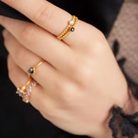 White gold/One Size 