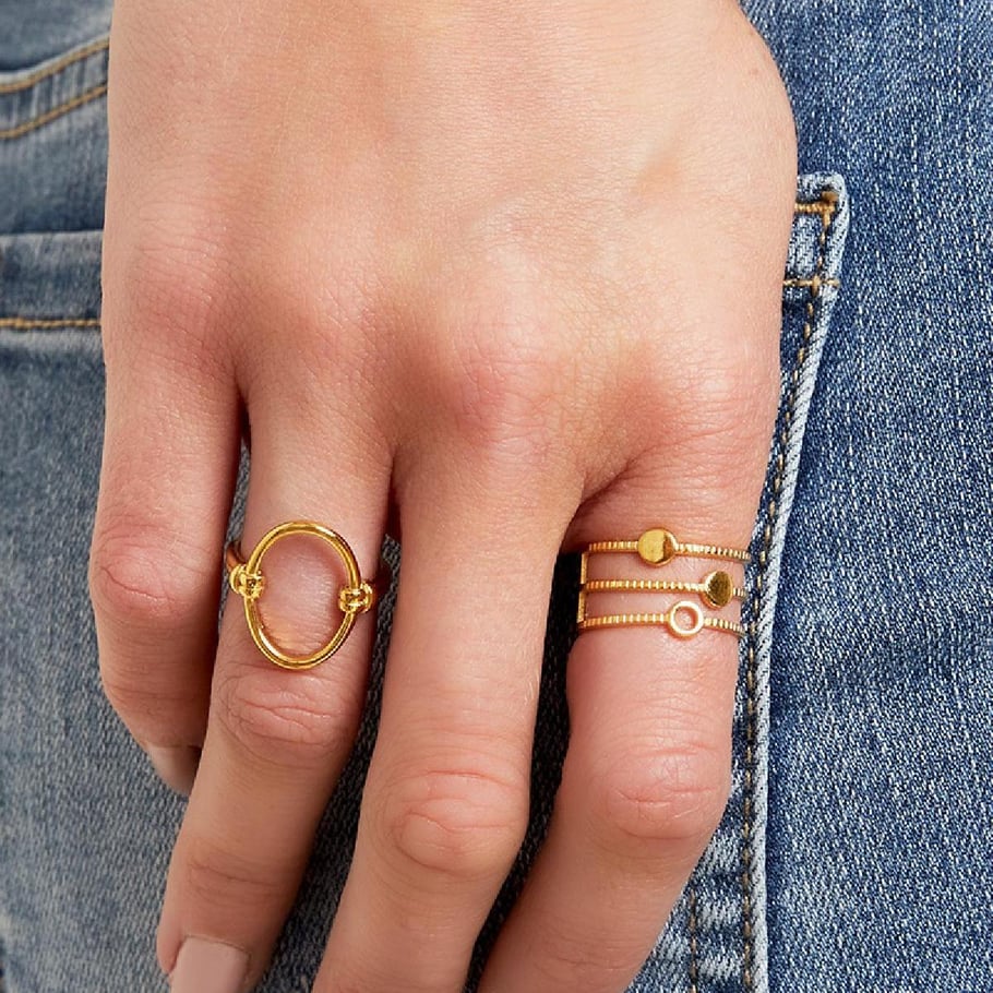 Ring offen oval 