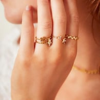 Gold color/One size 