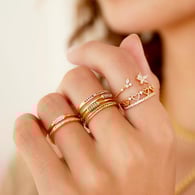 Gold color/One size 
