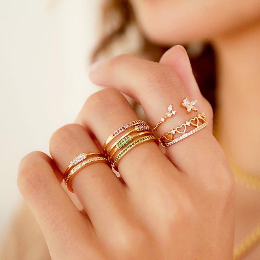 Ring Multi Herzen 