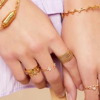 Gold color/One size 
