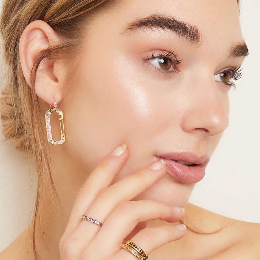 Copper adjustable ring colored