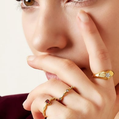 Ring zircon star h5 