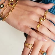 Gold color/One Size 