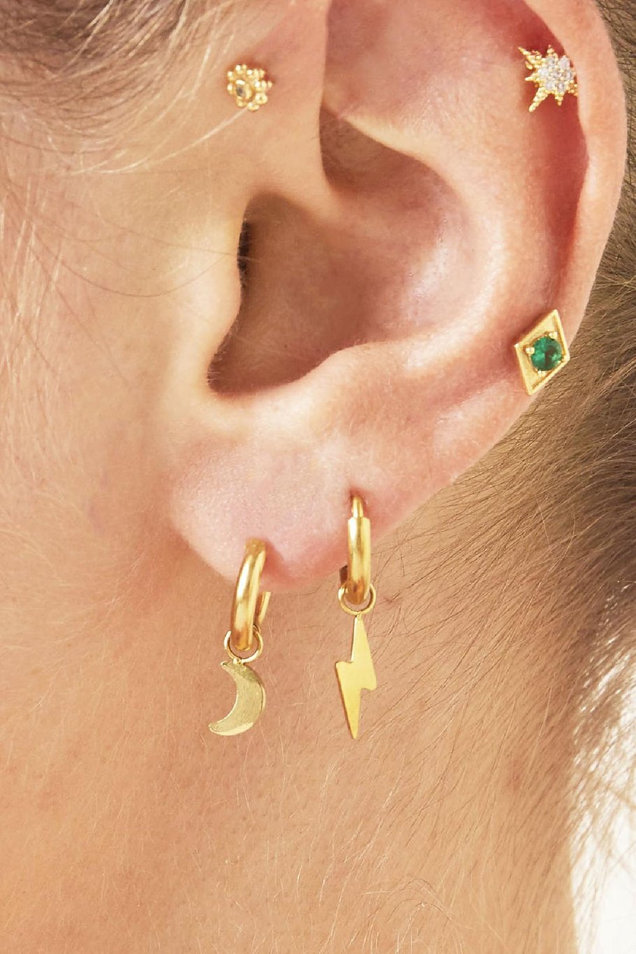 Earrings Bolt 