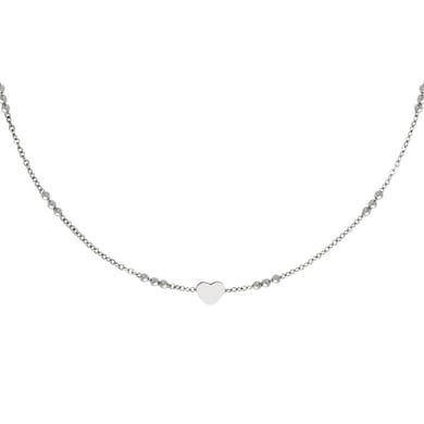 Stainless steel necklace heart h5 Picture2