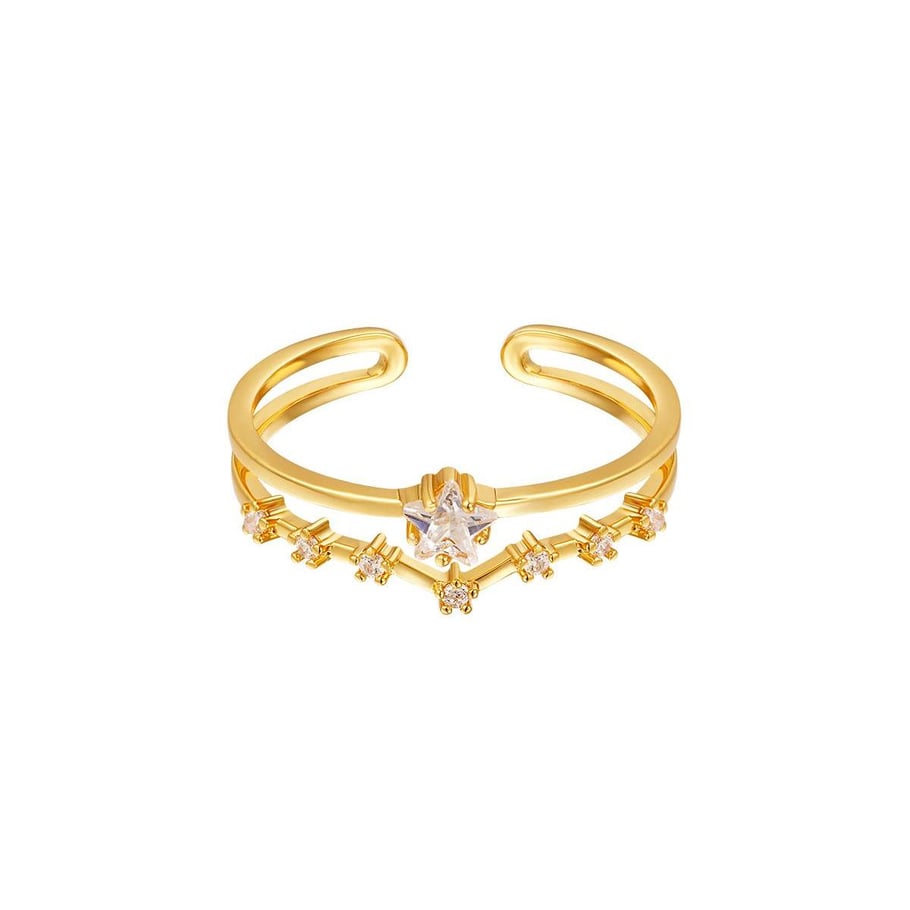 Ring Hellster Stern Gold Bild2