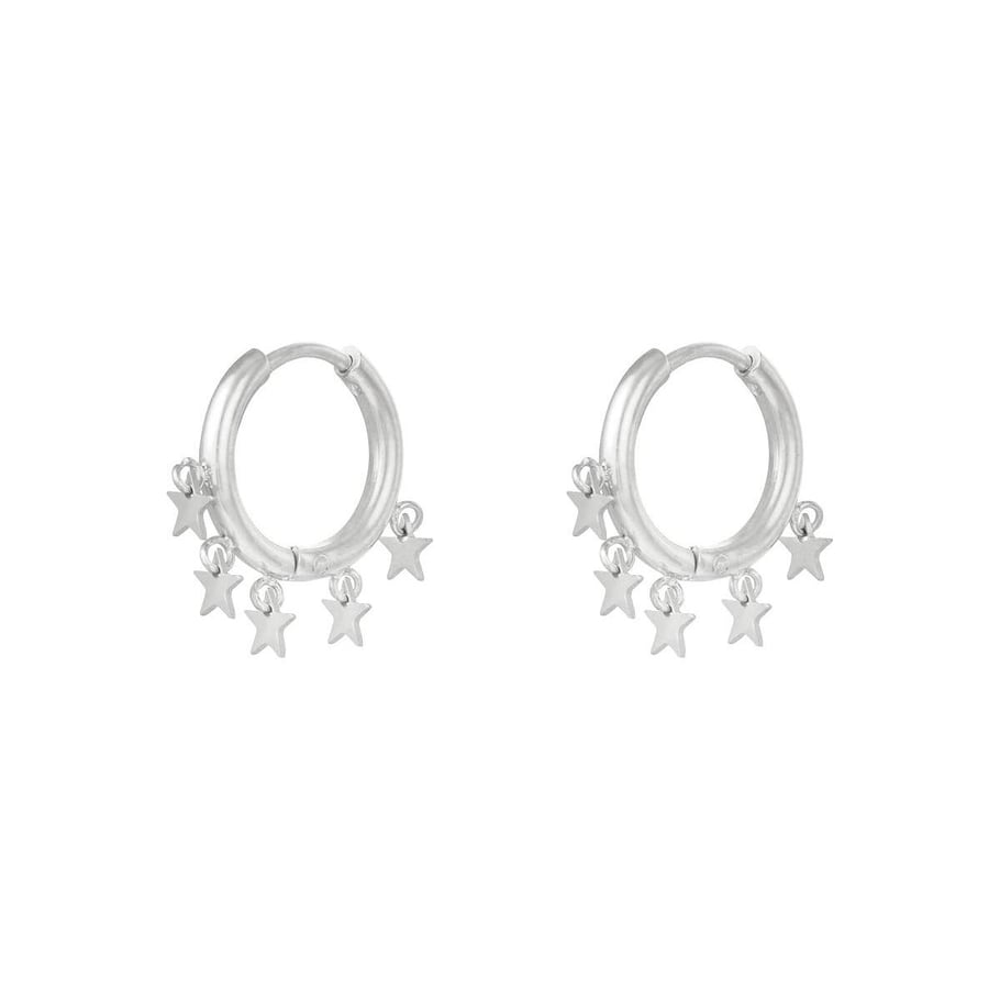 Earrings Floating Stars Picture2