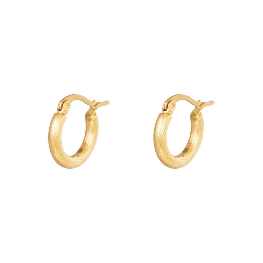 Earrings Hoops Twisted 15 mm Picture2
