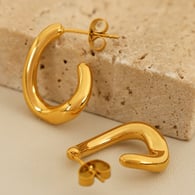 EH691 Gold Earrings 