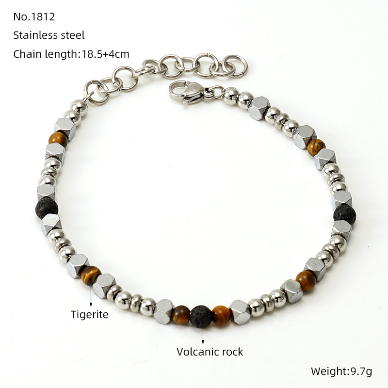 1 Piece Simple Series Classic Stainless Steel Women Chain Bracelets Picture2