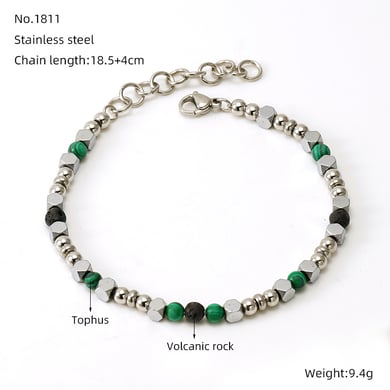 1 Piece Simple Series Classic Stainless Steel Women Chain Bracelets h5 Picture2