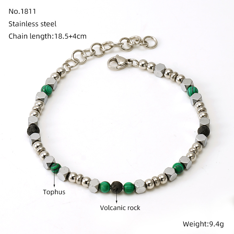 1 Piece Simple Series Classic Stainless Steel Women Chain Bracelets Picture2