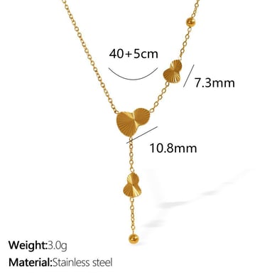 1 piece simple series simple animal stainless steel  gold plated women pendant necklaces h5 Picture2