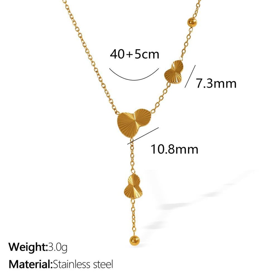 1 piece simple series simple animal stainless steel  gold plated women pendant necklaces Picture2
