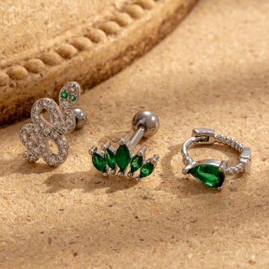 1 Pair Simple Series Classic Animal Copper No Plating Material Zircon Women Stud Earrings h5 Picture2